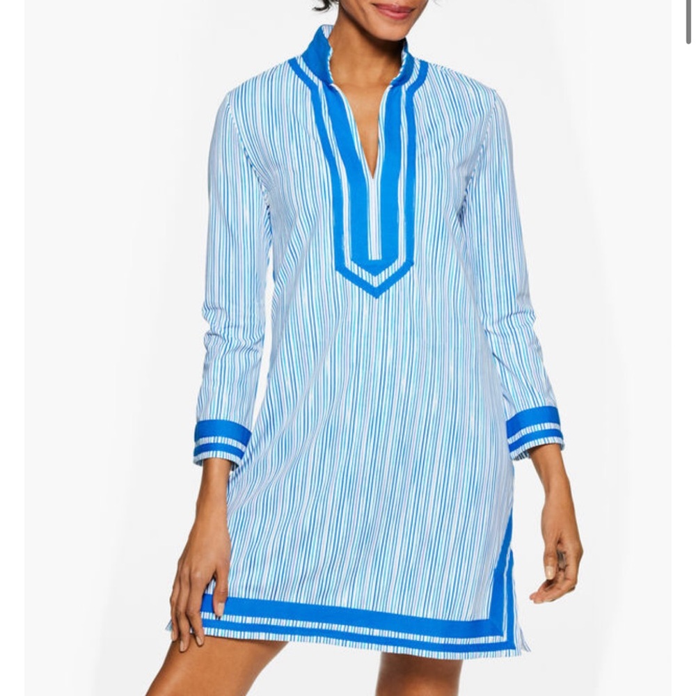 Cabana Life x Talbots Palapa Tunic Cover Up Striped